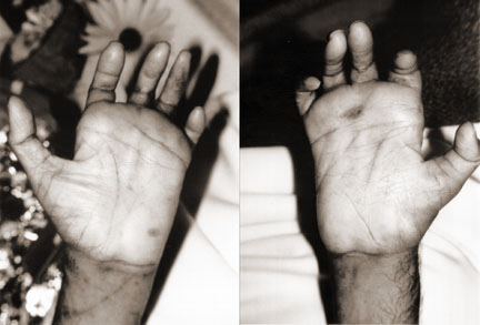 Shivabalayogi's hands