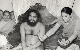 Mataji in bhava samadhi